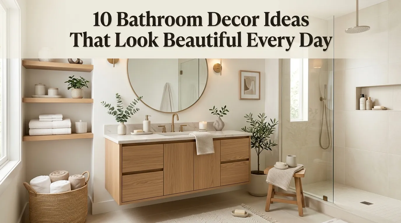 10 Bathroom Decor Ideas That Look Beautiful Every Day
