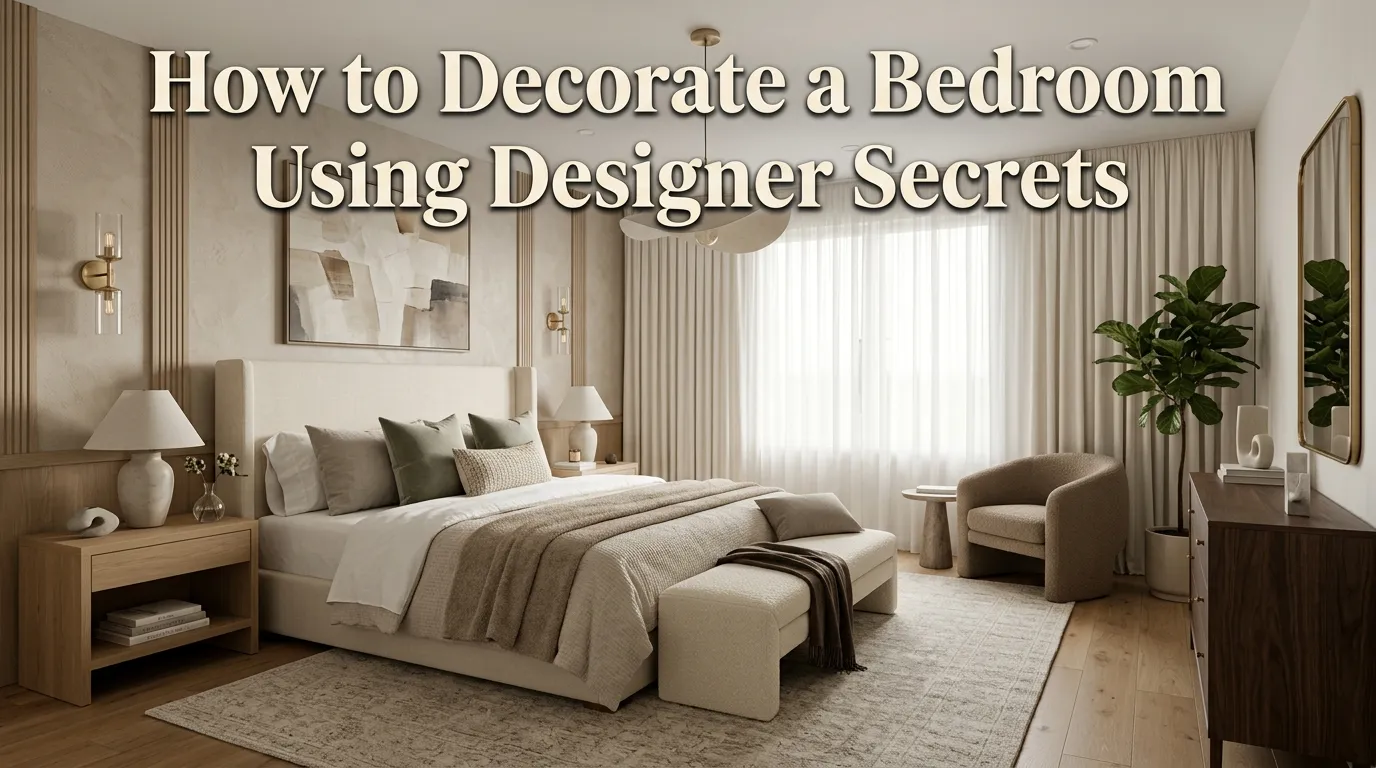 How to Decorate a Bedroom Using Designer Secrets