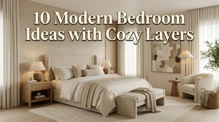 10 Modern Bedroom Ideas with Cozy Layers