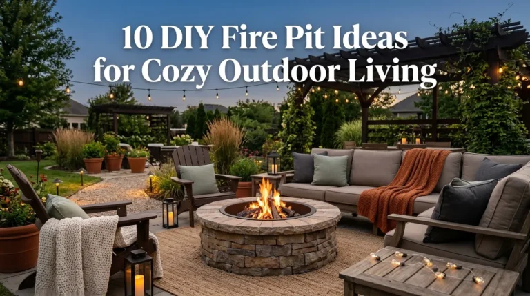 10 DIY Fire Pit Ideas for Cozy Outdoor Living