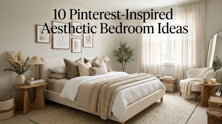 10 Pinterest-Inspired Aesthetic Bedroom Ideas