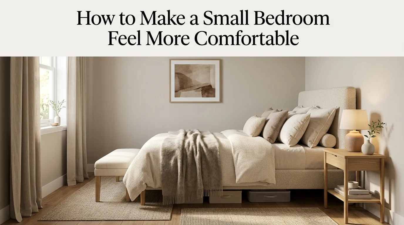 How to Make a Small Bedroom Feel More Comfortable